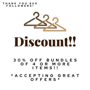 DEALS DEALS DEALS! Thank You To All My Buyers and Followers! 🫶🏽